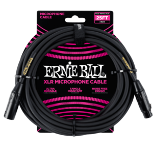 Ernie Ball 7.5 Meter Male / Female XLR Microphone Cable