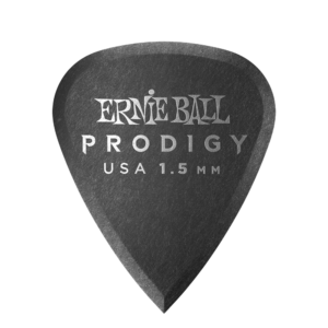 Ernie Ball 1.5 mm Standard Prodigy Picks 6 Pack, Black
