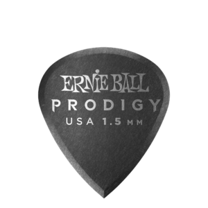 Ernie Ball 1.5 mm Mini Prodigy Picks 6 Pack, Black