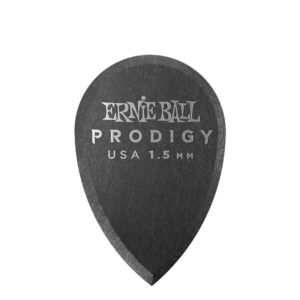 Ernie Ball 1.5 mm Teardrop Prodigy Picks 6 Pack, Black